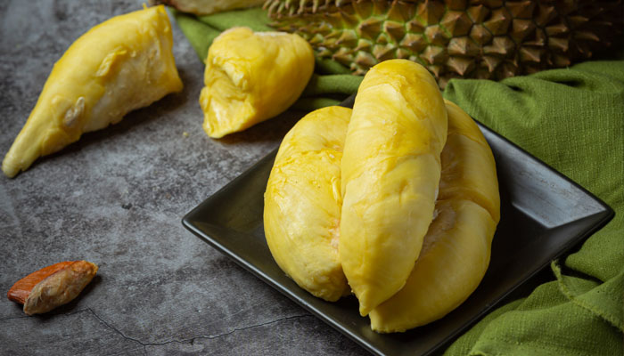 durian, susu