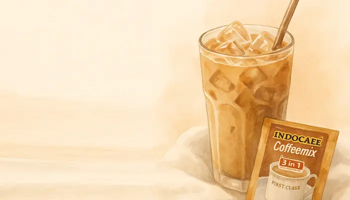 Cara Bikin Es Kopi, Kopi Indocafe CoffeeMix