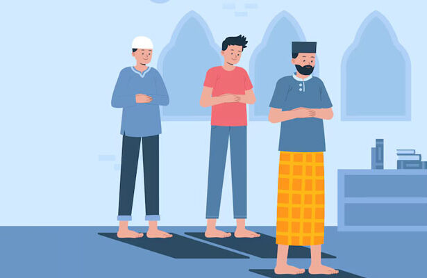 Hukum Melafadzkan Niat, Tarawih, shalat, Hukum Shalat Menggunakan Pakaian Bergambar