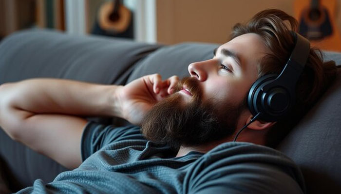 bahaya tidur memakai headset