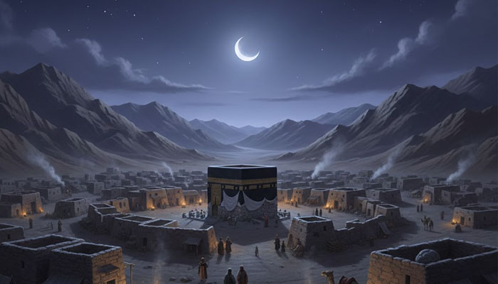 Mekah, Dhammād al-Azdi, Abdullah bin Abu Bakar, Gua Tsur