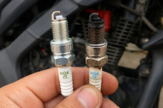 Penyebab Busi Motor Rusak, busi motor