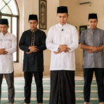 shalat tidak fokus ke arah kiblat, Muadzin