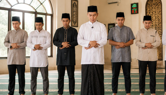 shalat tidak fokus ke arah kiblat