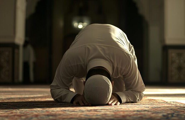 shalat sambil menangis