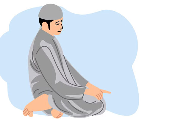 memejamkan mata ketika shalat