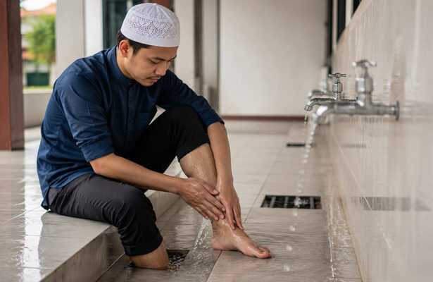 wudhu batal melihat aurat