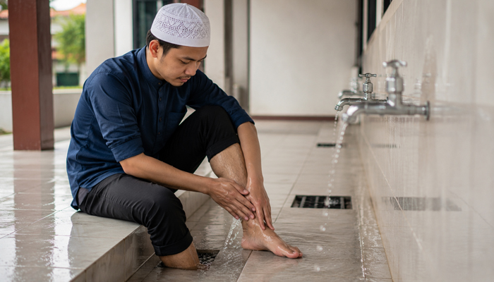wudhu batal melihat aurat