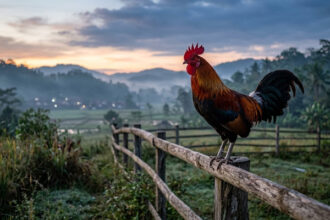 ayam berkokok