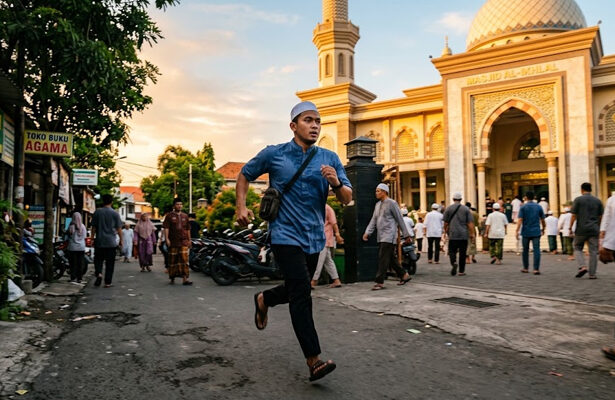 berlari mengejar rakaat