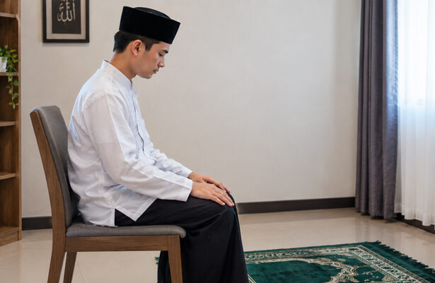 shalat sambil duduk