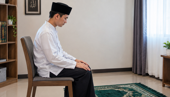 shalat sambil duduk