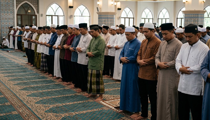 makmum berpindah posisi