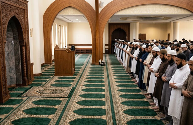 menggantikan imam