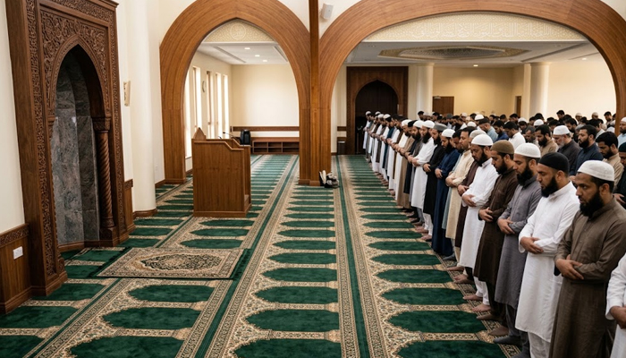 menggantikan imam